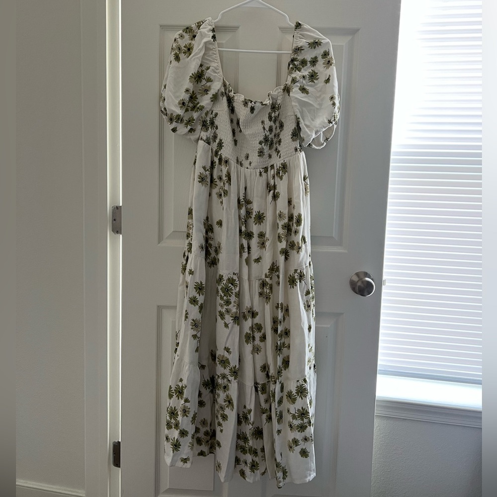 A&f floral maxi dress